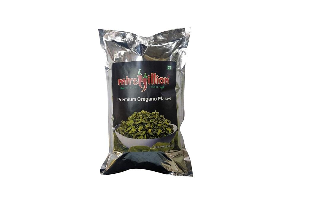 Mirchillion Premium Oregano Flakes    Pack  500 grams